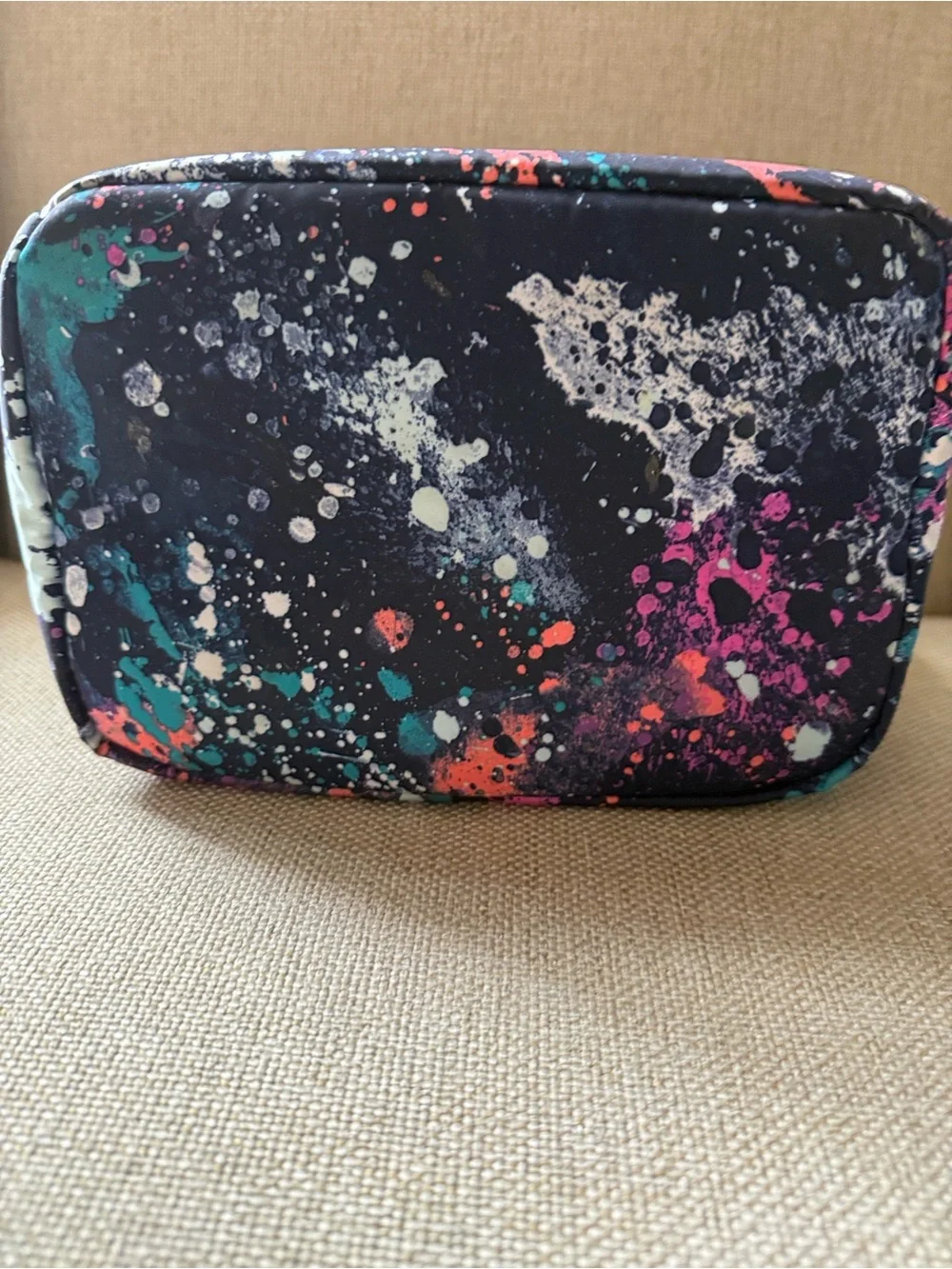 Ivivva Navy Splatter Print Backpack and Lunch Bag Set